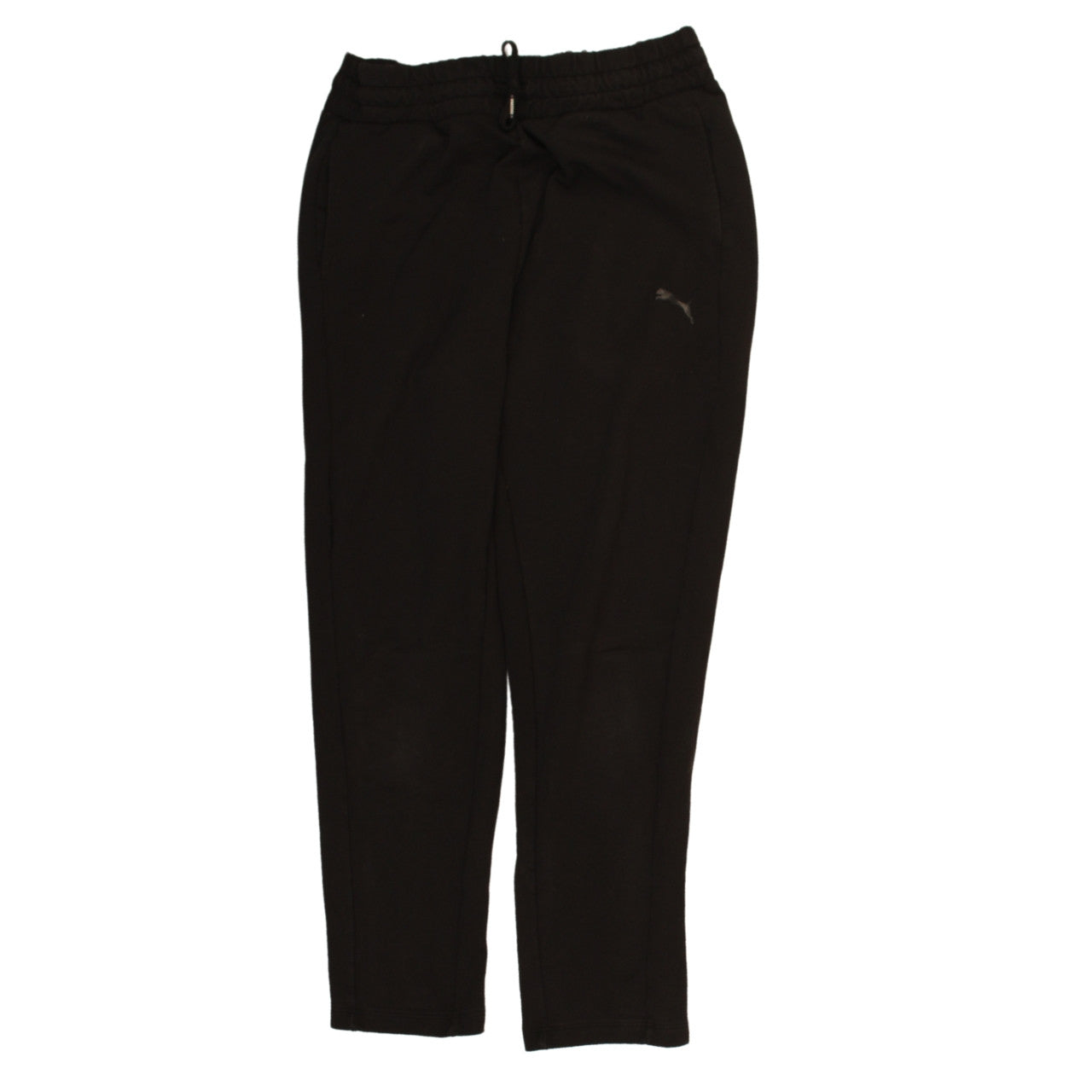 Puma Men Black Jogger Trousers Small Regular Fit Elastic Waist