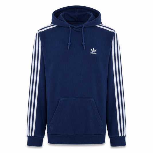 Adidas Men's Blue Pullover Hoodie Size M Sports Fleece