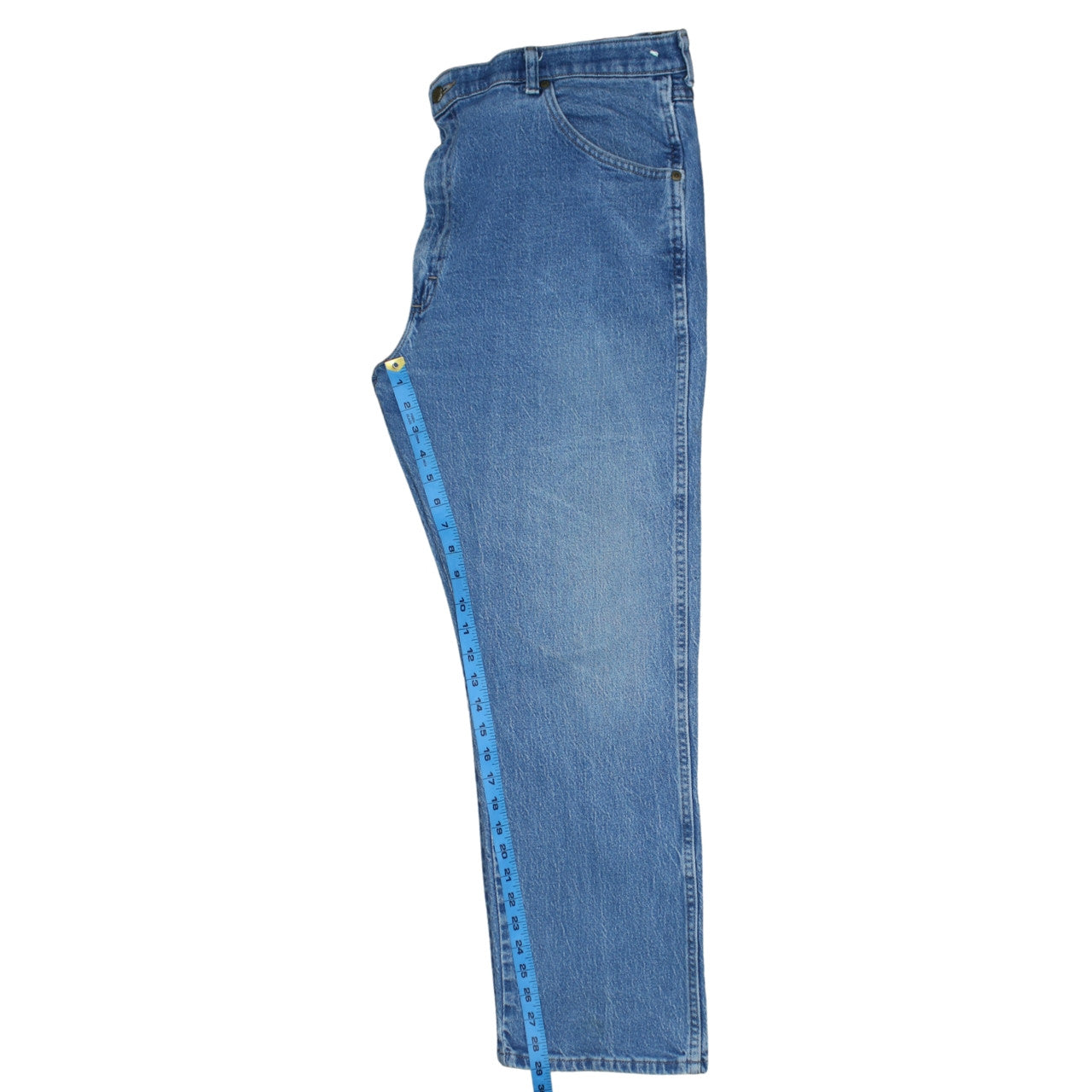 Wrangler Men's Blue Regular Fit Straight Denim Jeans 40x29