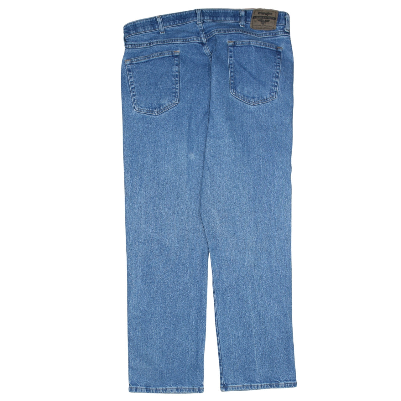 Wrangler Men's Blue Regular Fit Straight Denim Jeans 40x29
