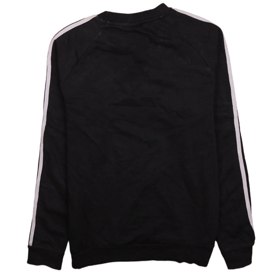 Adidas Mens Black Crew Neck Pullover Sweatshirt XS