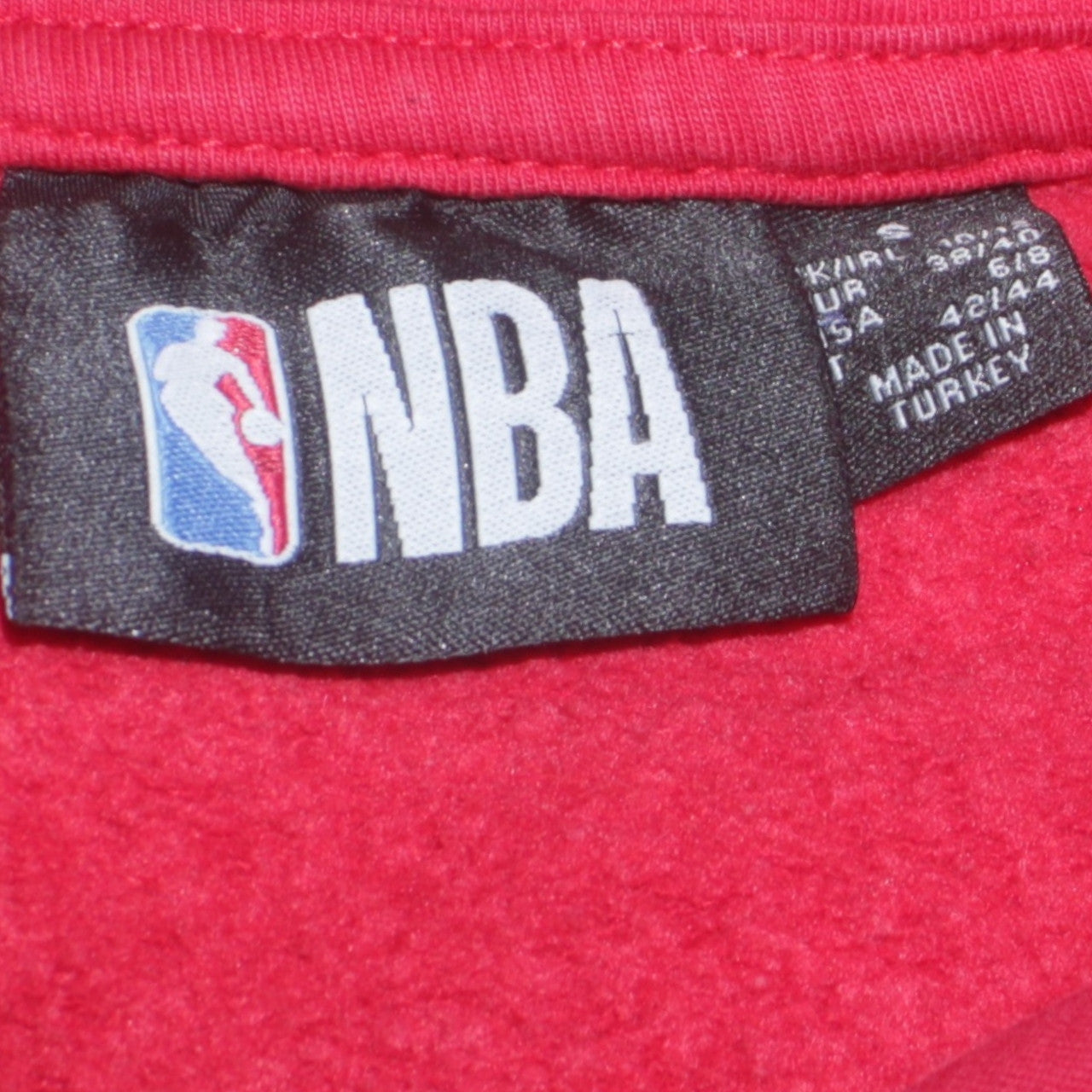Primark NBA Chicago Bulls Red Women's Pullover Hoodie Size S 10/12