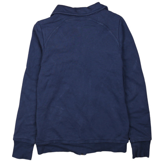 Adidas Girls Navy Full Zip Sweatshirt Hoodie Size 14-15 Years