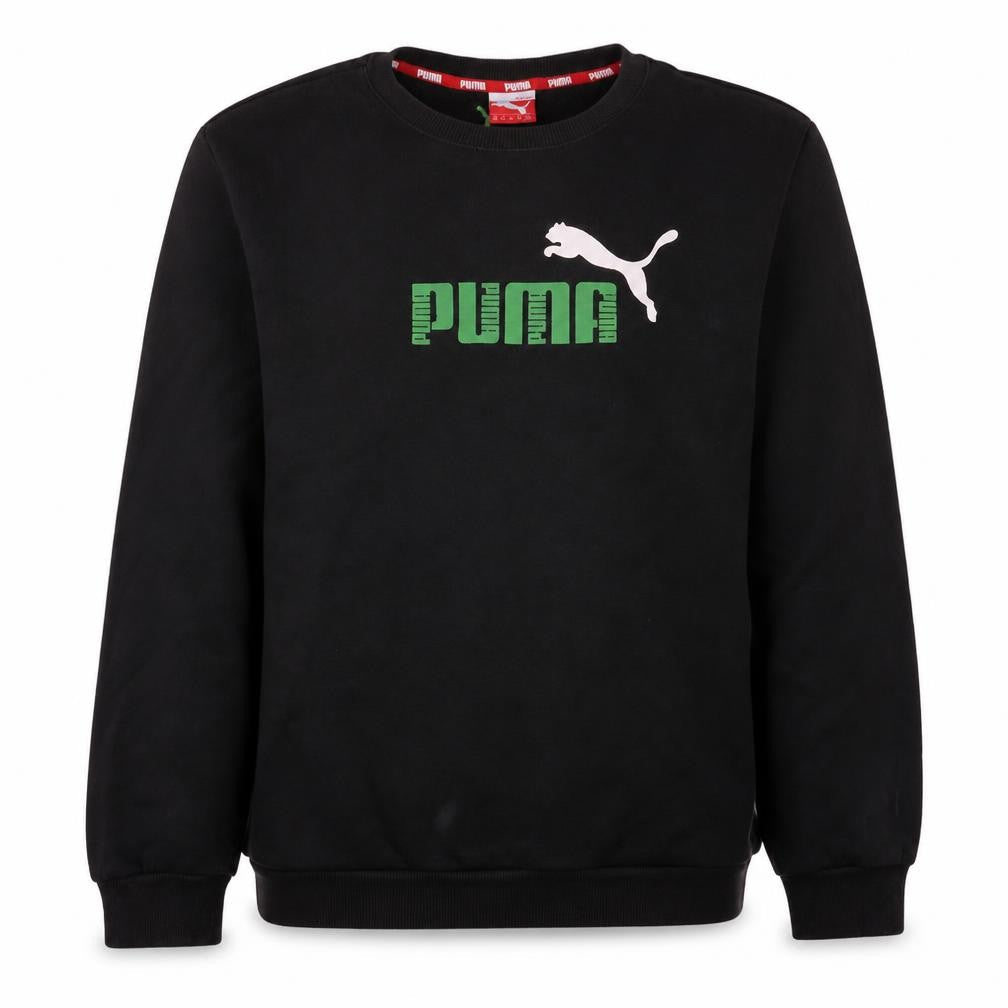 Puma Men's Black Crew Neck Pullover Sweatshirt Size M
