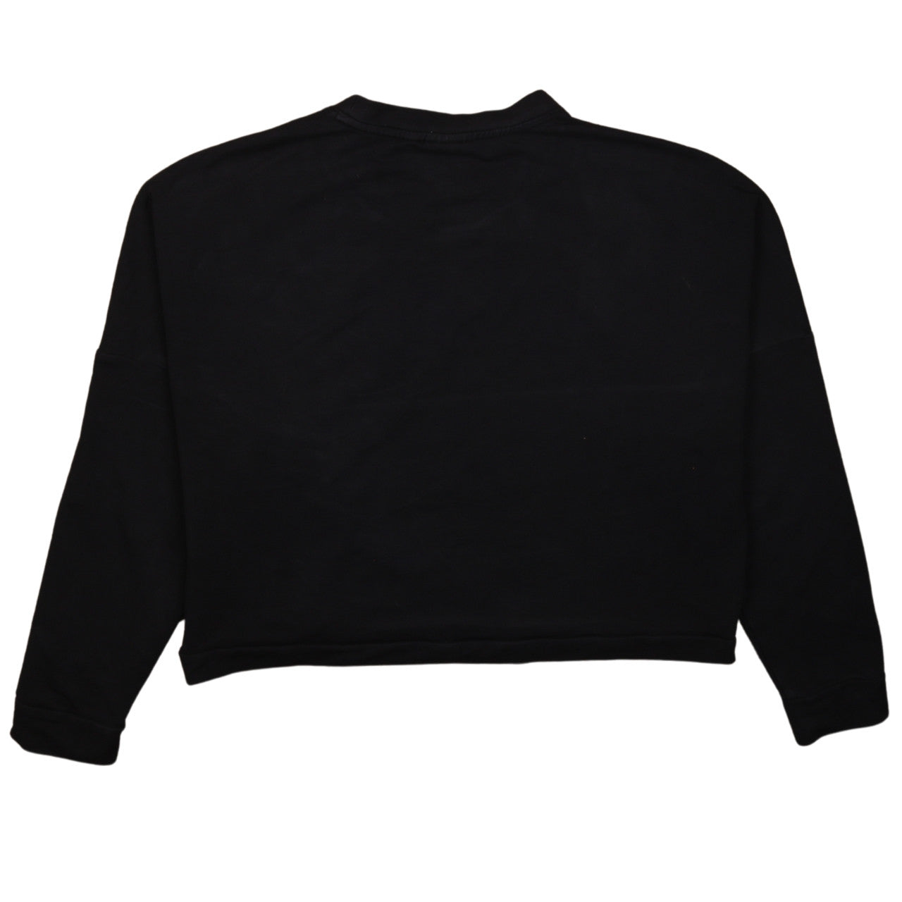 Puma Womens Black Crew Neck Pullover Sweatshirt Size 14