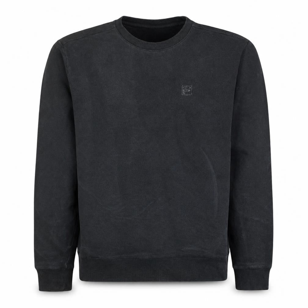 Fila Men's Black Crew Neck Sweatshirt Size M Pullover Classic Style