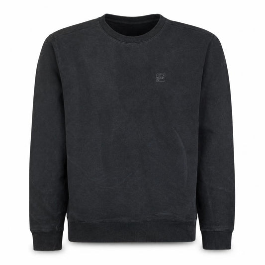Fila Men's Black Crew Neck Sweatshirt Size M Pullover Classic Style