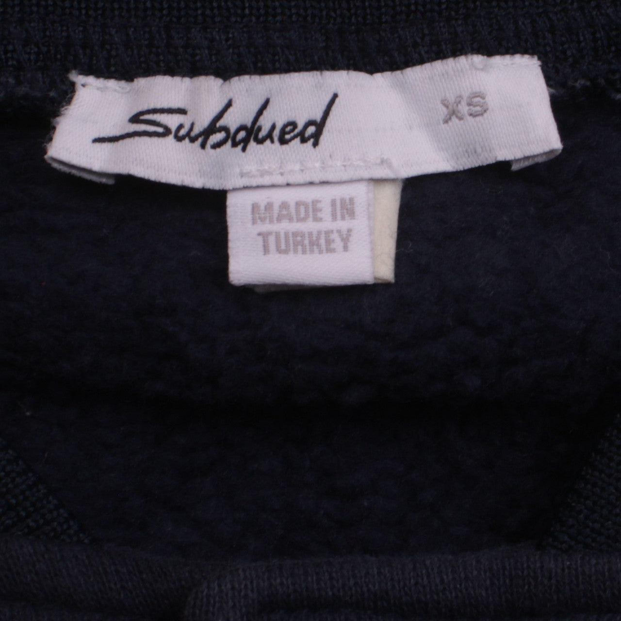 Subdued Teens Blue Varsity Jacket XS Cotton College Style