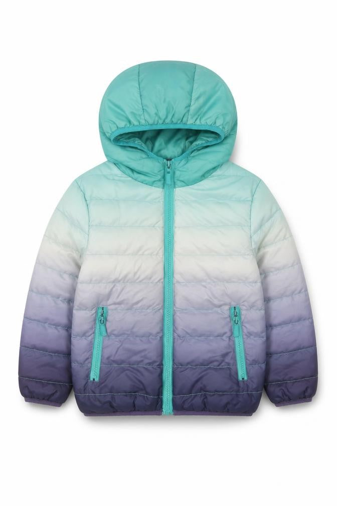Niebieski Ksiezyc Boys Multicoloured 5-6 Years Hooded Puffer Jacket