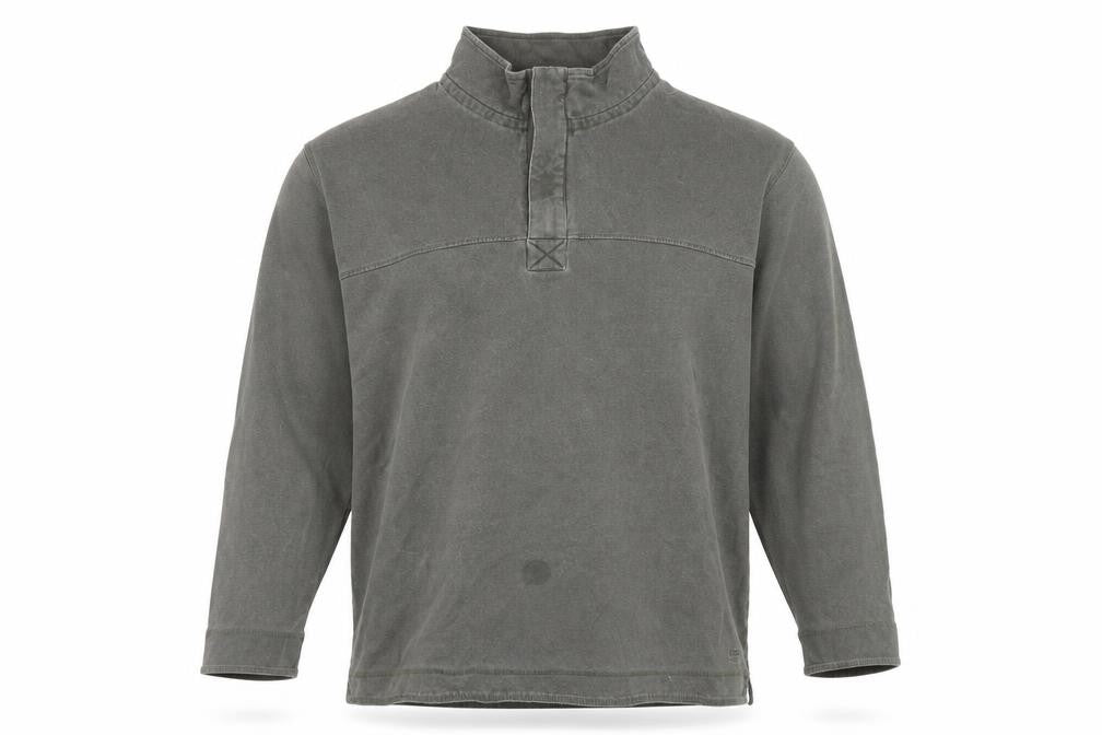 Cotton Traders Men’s Green 2XL Henley Sweatshirt