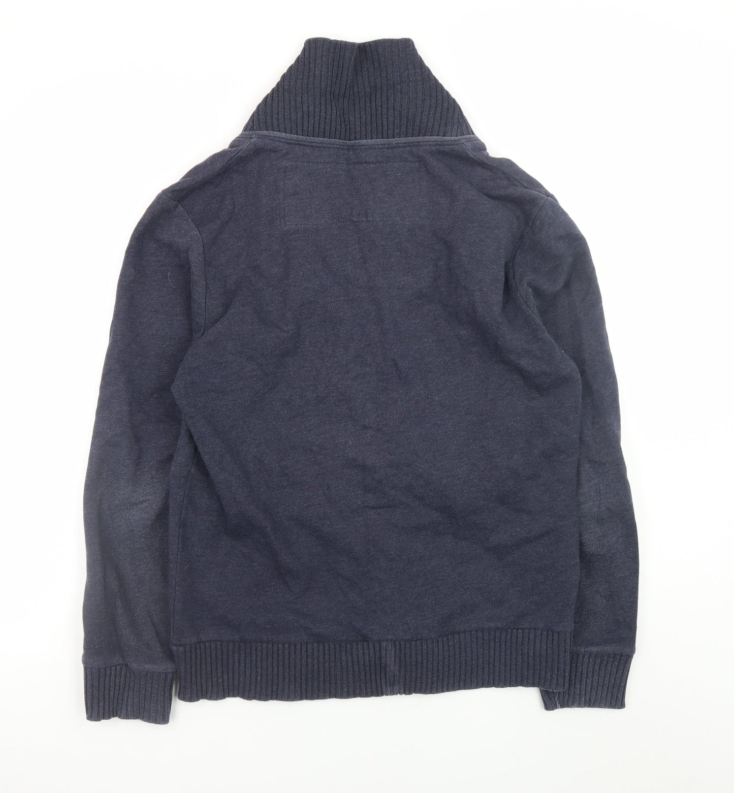 River Island Men's Blue Shawl Collar Cardigan Jumper Size L