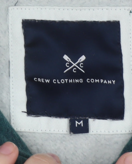 Crew Clothing Company Men's Green M 1/4 Zip Sweatshirt Pullover