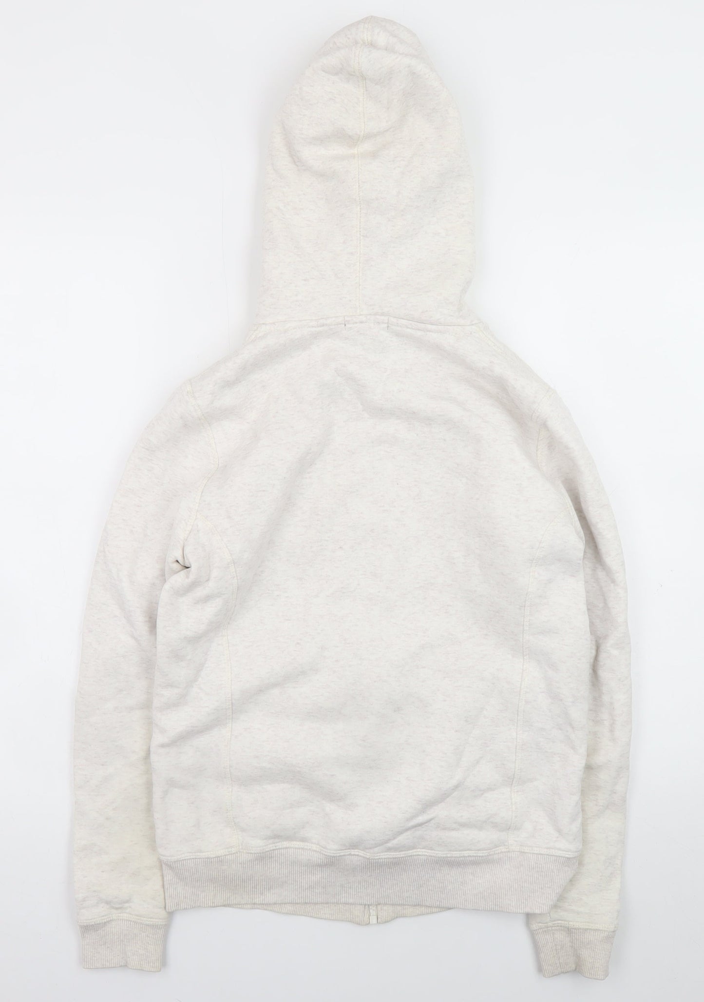 TEX Women's Beige Full Zip Hooded Sweatshirt Size S