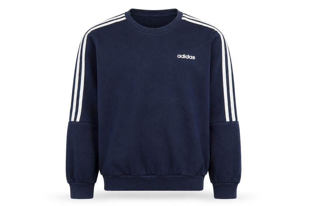 Adidas Men's Blue Crew Neck Pullover Sweatshirt Size M