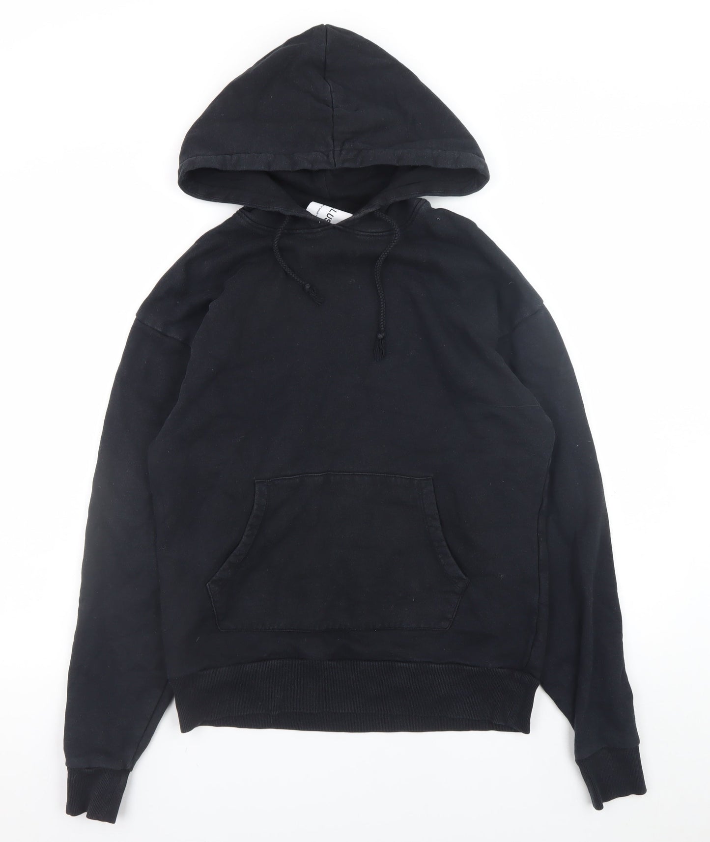 Collusion Men's Black Pullover Hoodie Size S Regular Fit