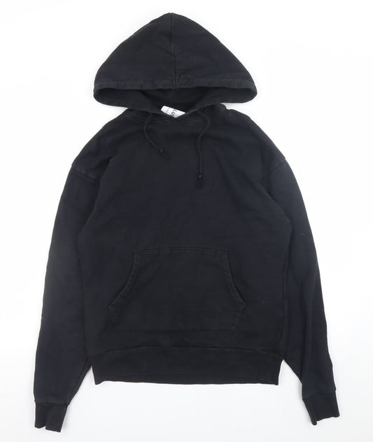Collusion Men's Black Pullover Hoodie Size S Regular Fit