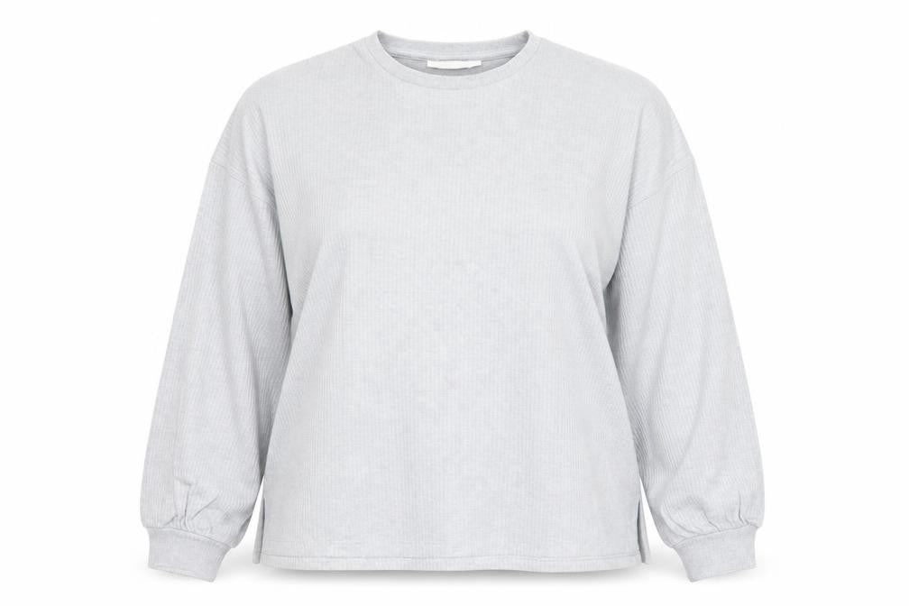 Marks and Spencer Women Grey L Pullover Crew Neck Jumper