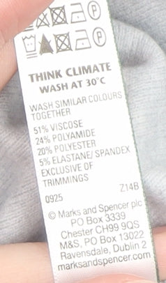 Marks and Spencer Women Grey L Pullover Crew Neck Jumper