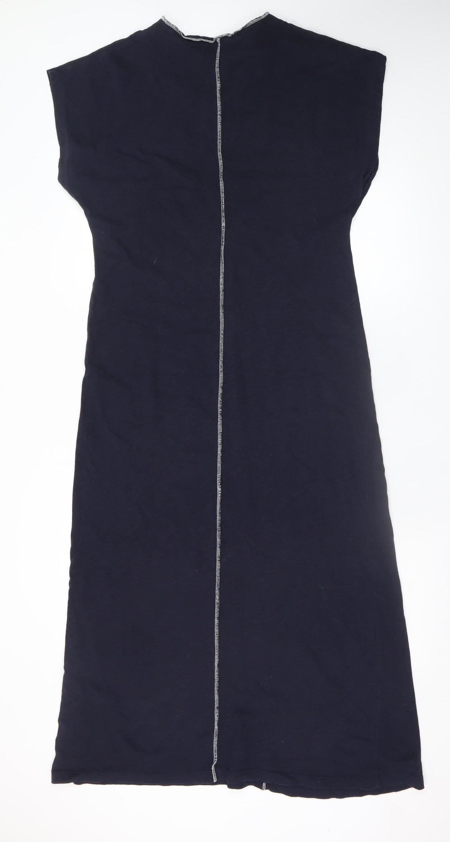 Hush Women Black Size 8 Cotton Sleeveless Shift Dress