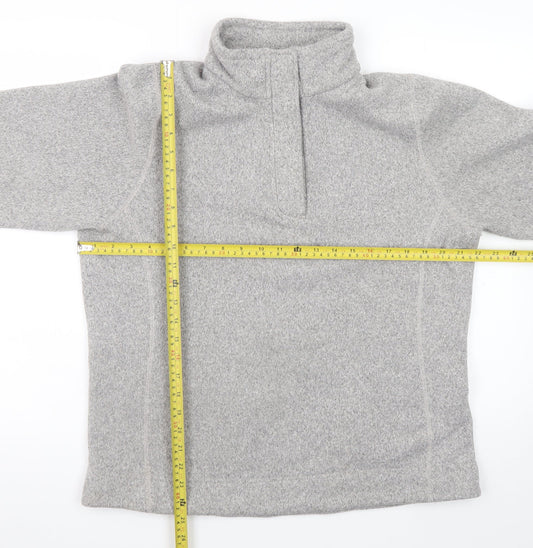 Rohan Womens Grey Fleece Pullover Sweatshirt L Warm Lightweight