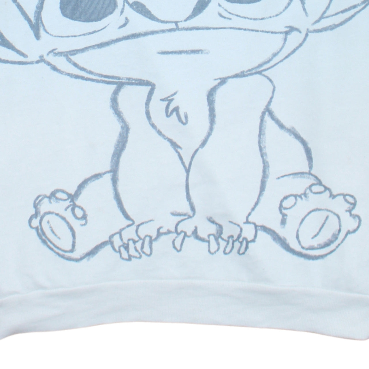 Disney Primark Women's Blue Stitch Sweatshirt Size L Pullover