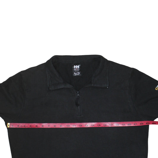 Helly Hansen Mens Black XL 1/4 Zip Workwear Sweatshirt