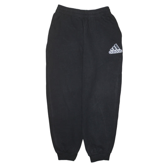 Adidas Men's Black Regular Fit Fleece Sweatpants Medium