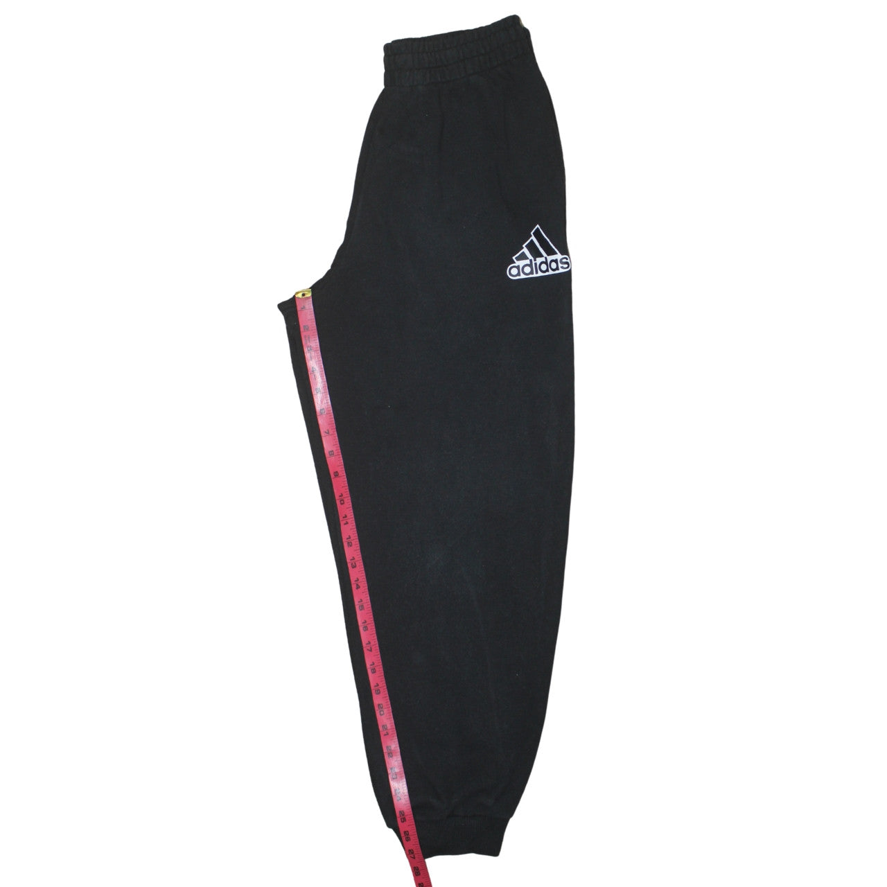 Adidas Men's Black Regular Fit Fleece Sweatpants Medium