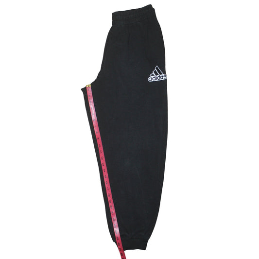 Adidas Men's Black Regular Fit Fleece Sweatpants Medium
