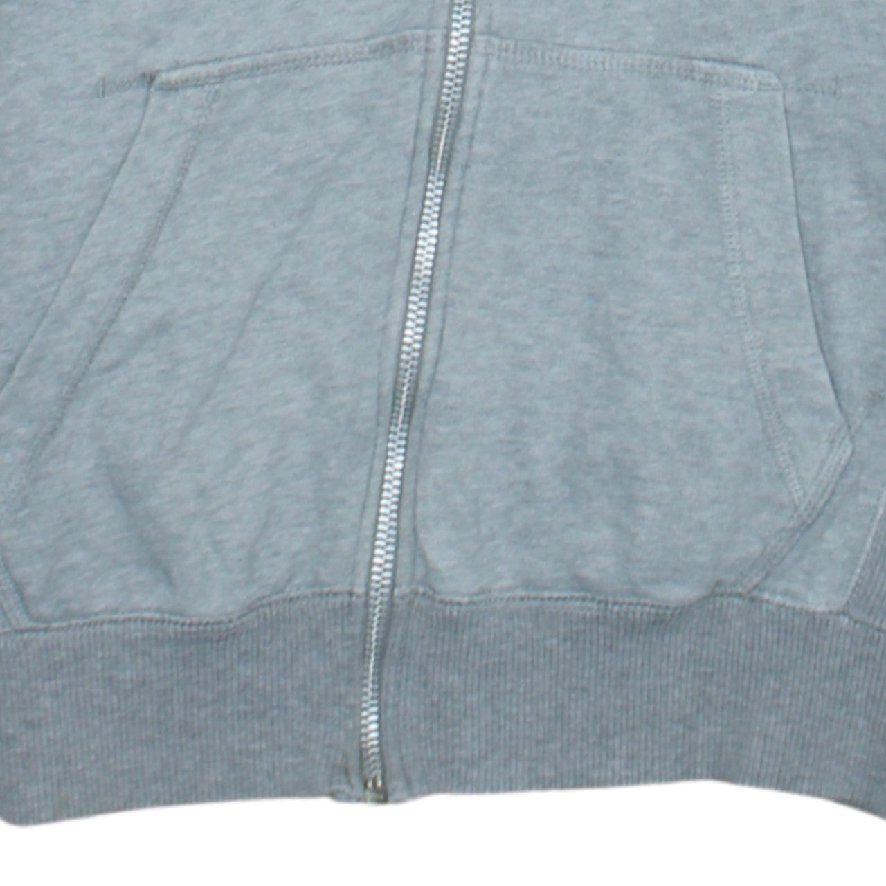 Nike Women's Grey Full Zip Hoodie Size M Pink Lined Sportswear