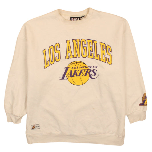 NBA Los Angeles Lakers Beige Women's M Pullover Sweatshirt