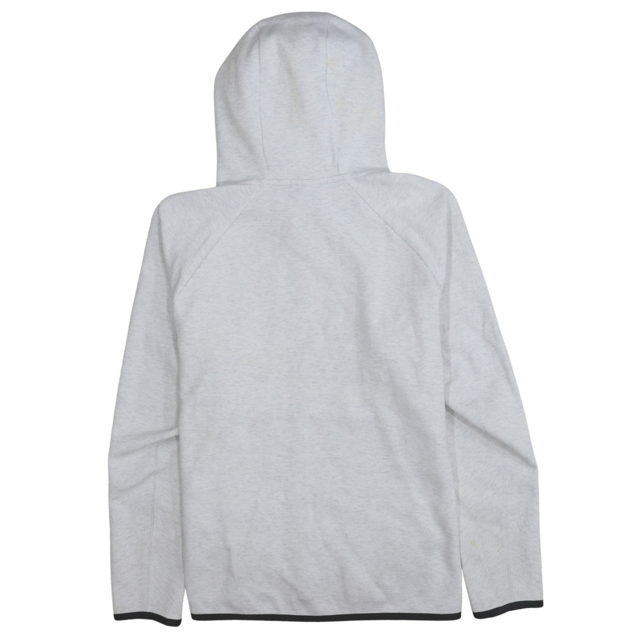 Nike Men's Grey Full Zip Hoodie L Regular Fit Lightweight