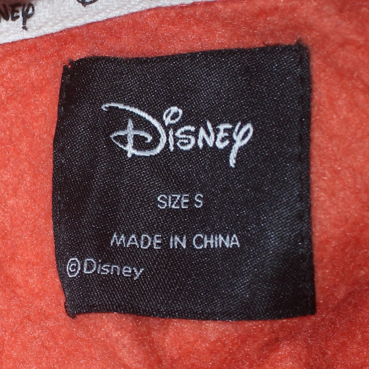 Disney Women Orange Mickey Mouse Jumper Dress Size S Hoodie Style