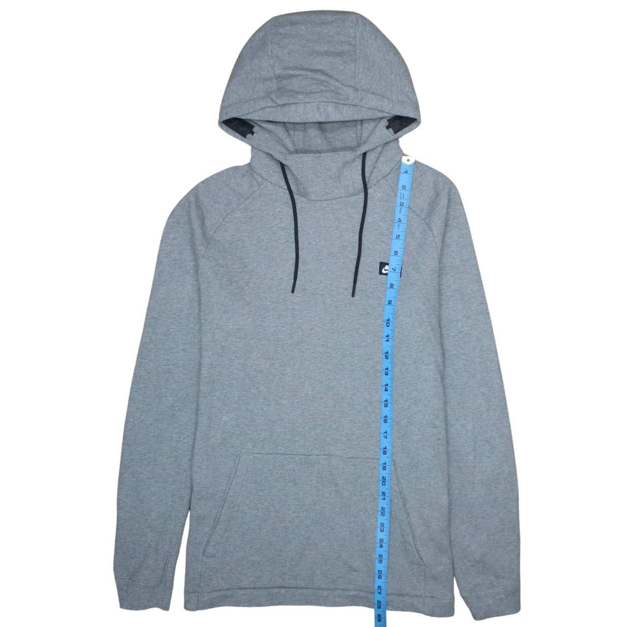 Nike Men’s Grey Pullover Hoodie L Regular Fit Sportswear