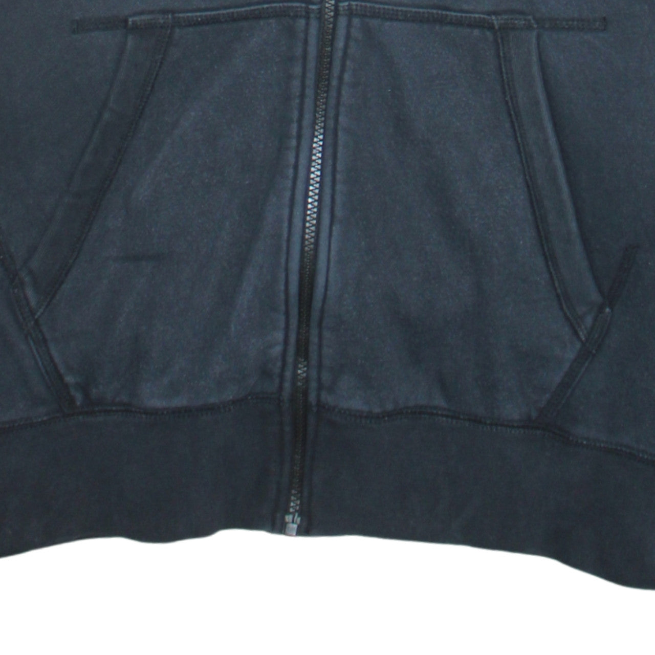 Nike Men's Black XL Full Zip Hooded Fleece Hoodie