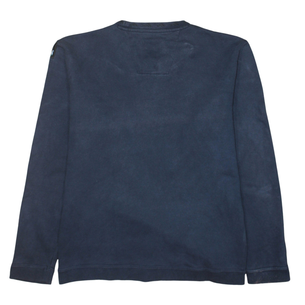 Adidas Mens Blue Pullover Sweatshirt M Vintage Crew Neck Logo Top