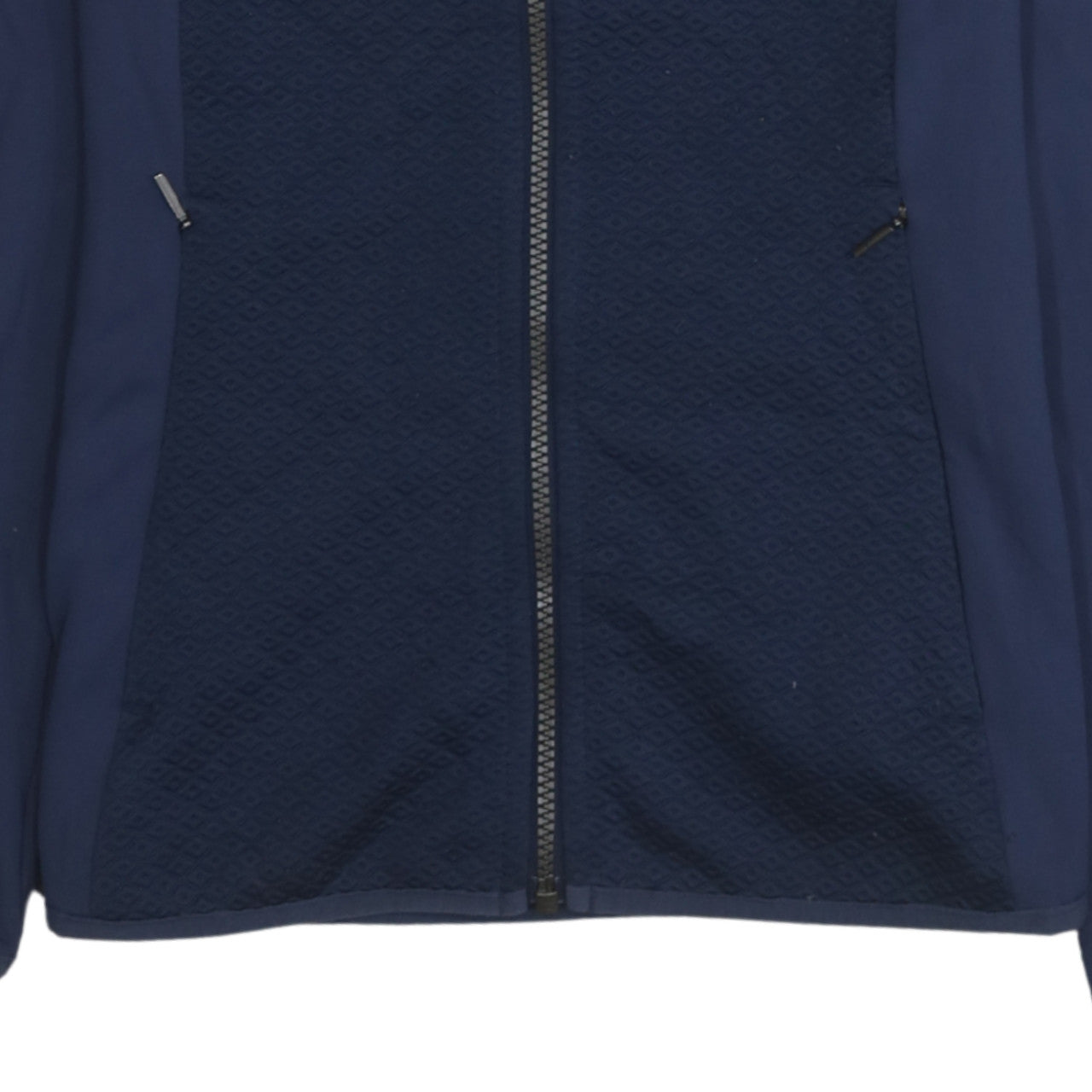 Columbia Womens Navy Full Zip Hooded Sweatshirt Size M Polyester Blend