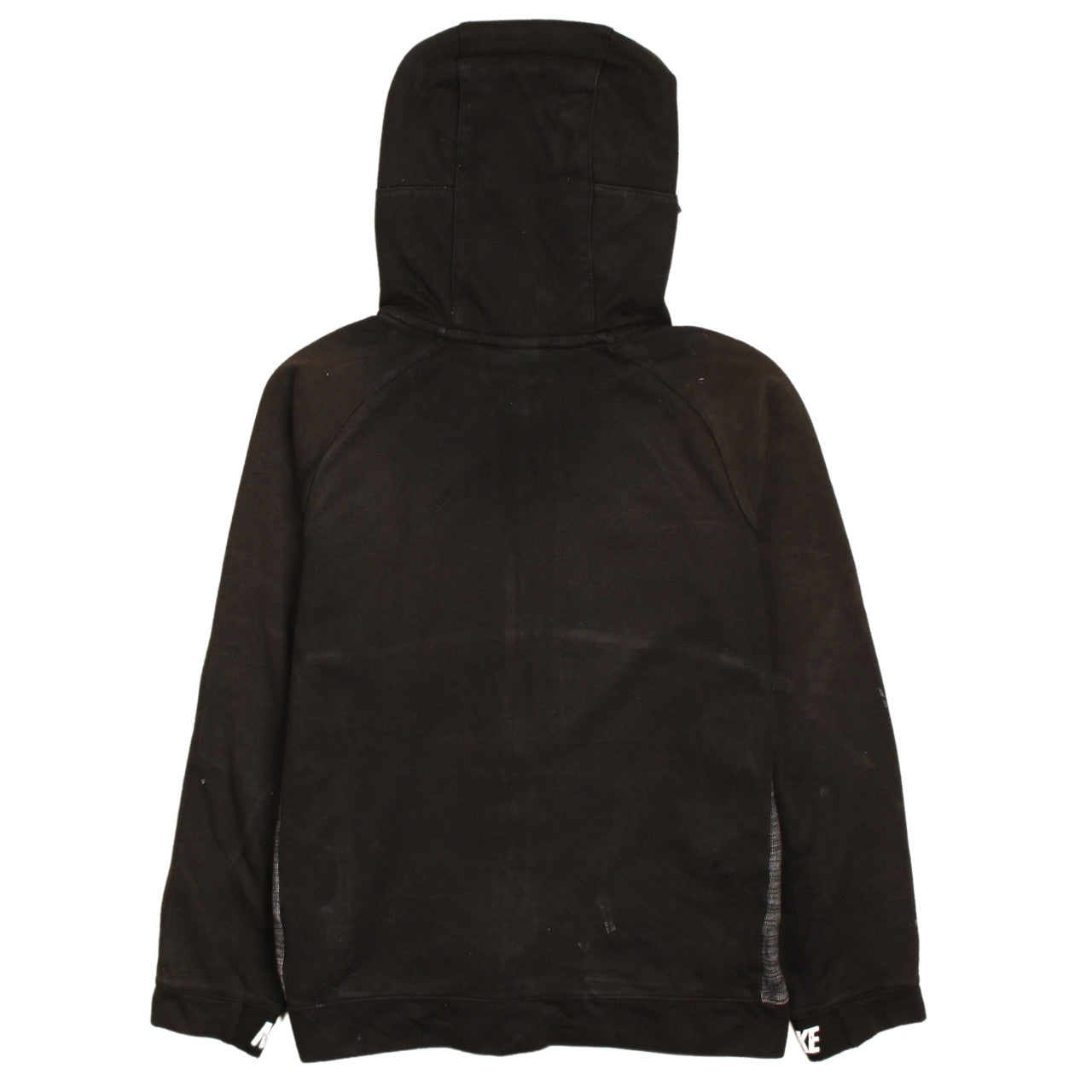 Nike Boys Black Full Zip Hoodie 12-13 Years Lined Sportswear