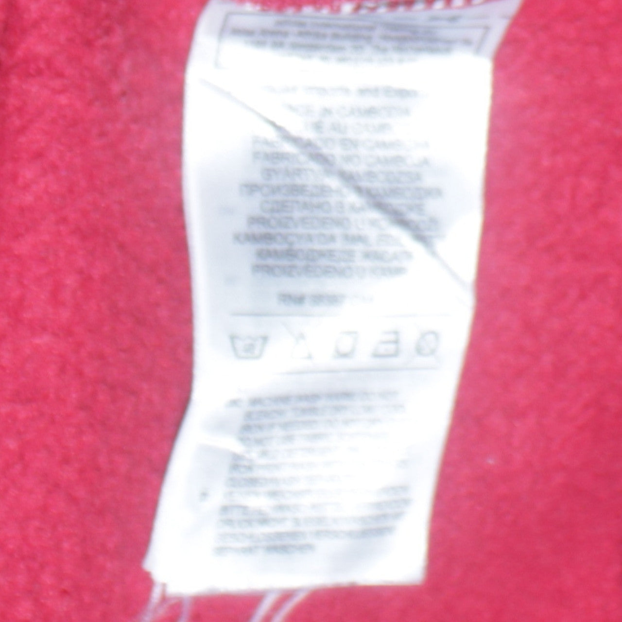 Adidas Womens Red & Navy Full Zip Hoodie Size Small