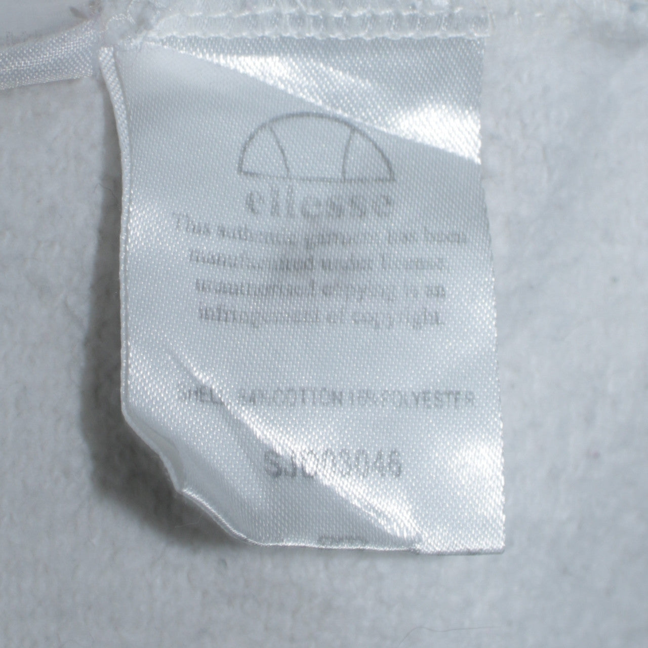 Ellesse Women's Grey Full Zip Hoodie Size 14 Cotton Blend