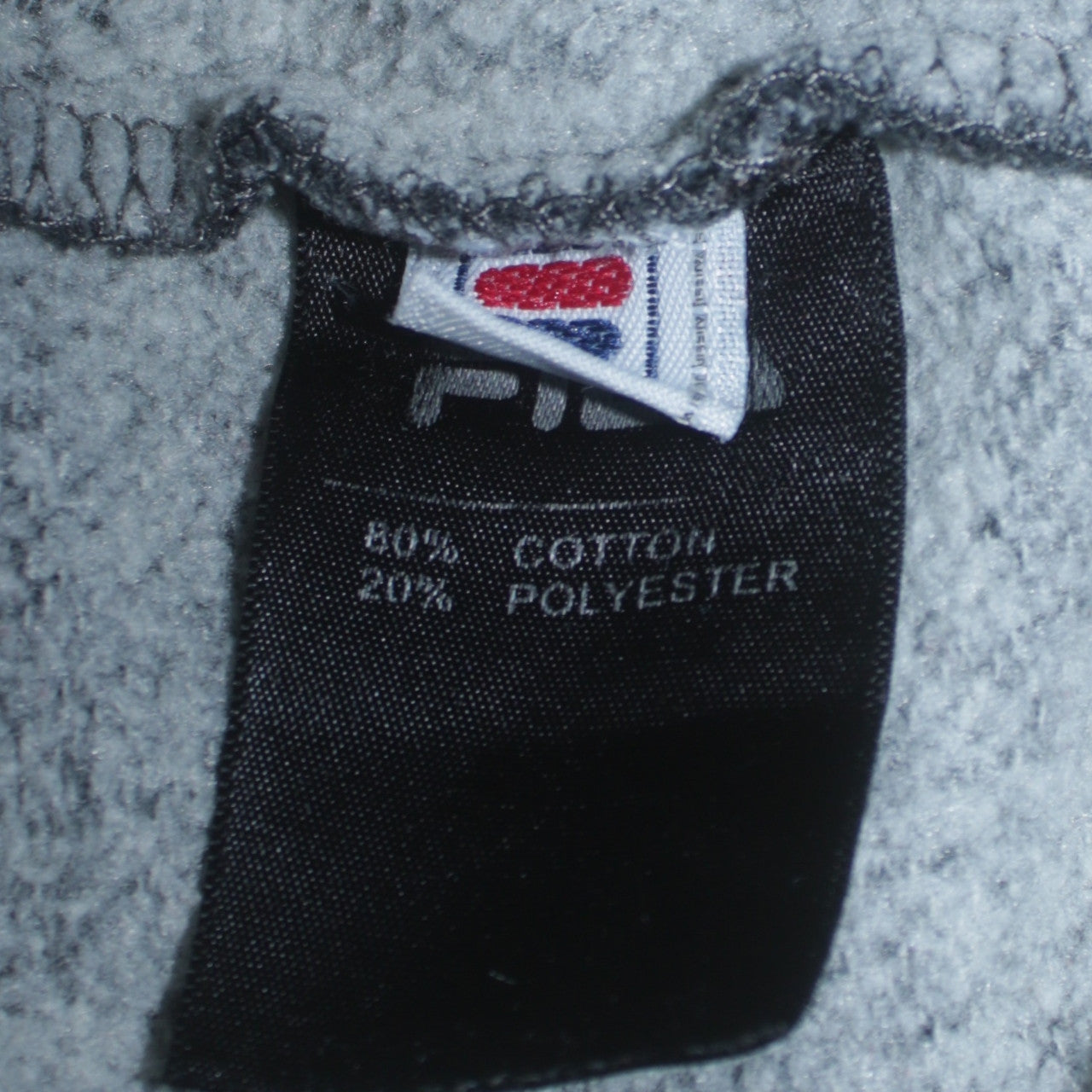 Fila Men's Grey Logo Crew Neck Pullover Sweatshirt XL