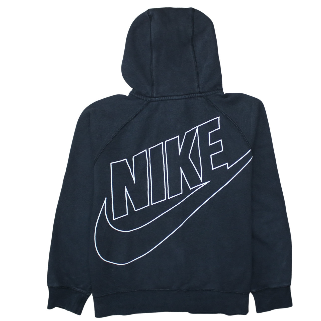 Nike Men's Black Full Zip Hooded Sweatshirt L Sportswear