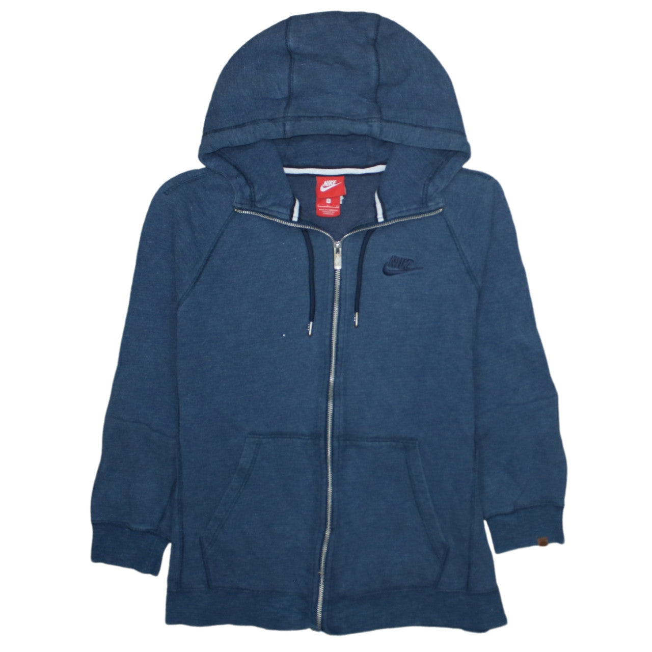 Nike Men's Blue Full Zip Hoodie Jacket Size S Regular Fit