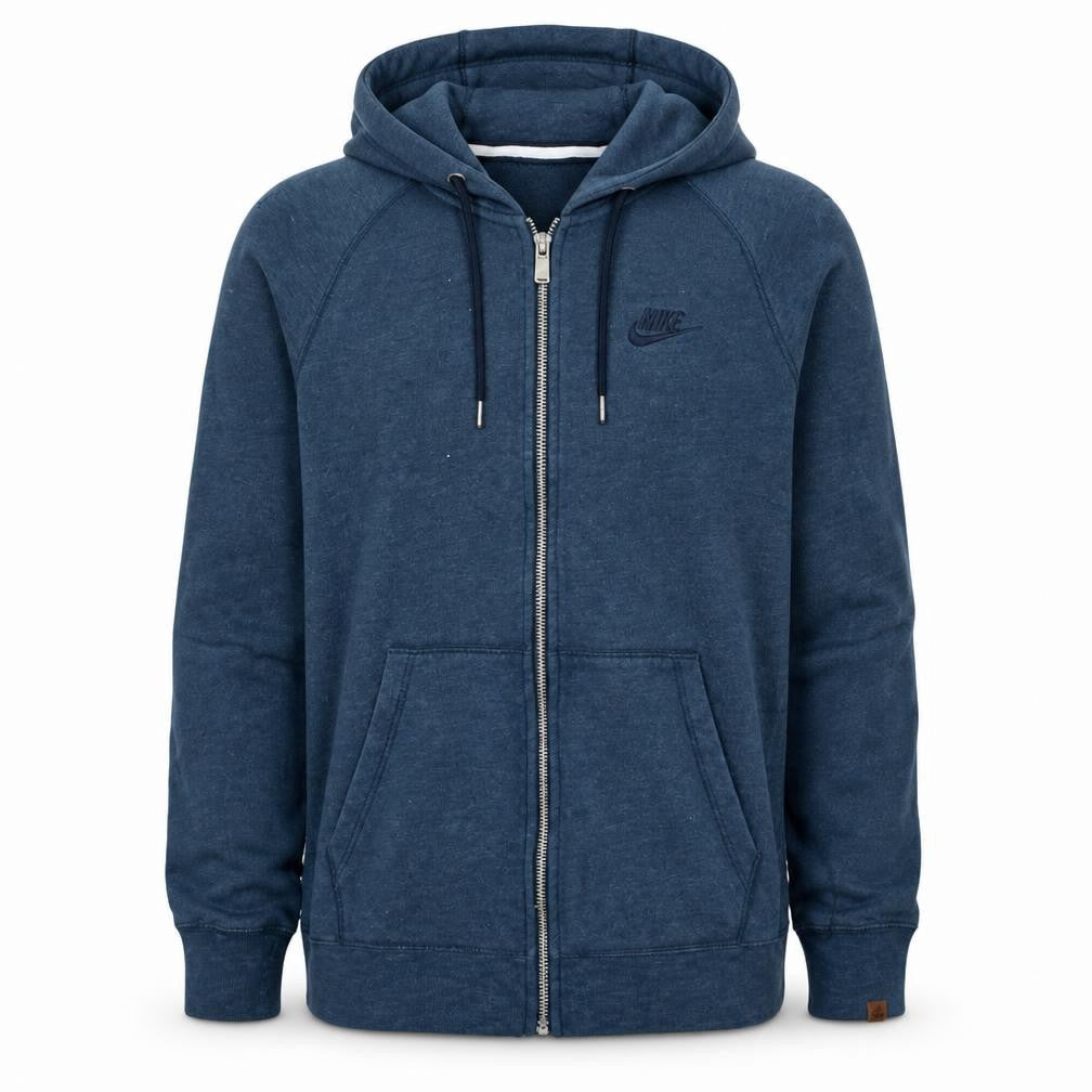 Nike Men's Blue Full Zip Hoodie Jacket Size S Regular Fit