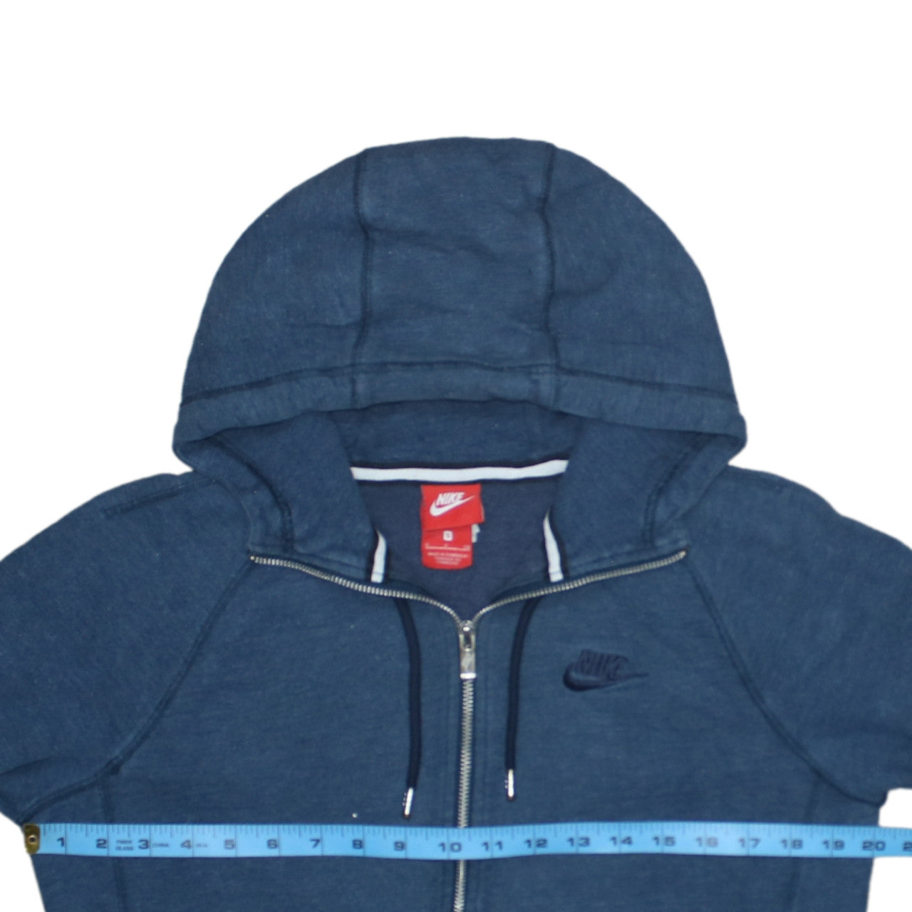 Nike Men's Blue Full Zip Hoodie Jacket Size S Regular Fit