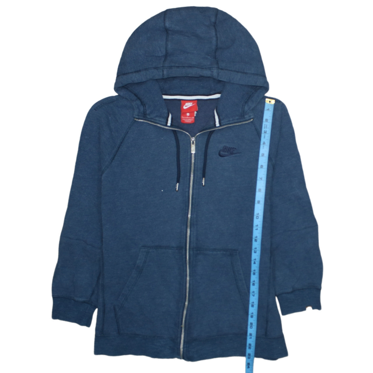 Nike Men's Blue Full Zip Hoodie Jacket Size S Regular Fit