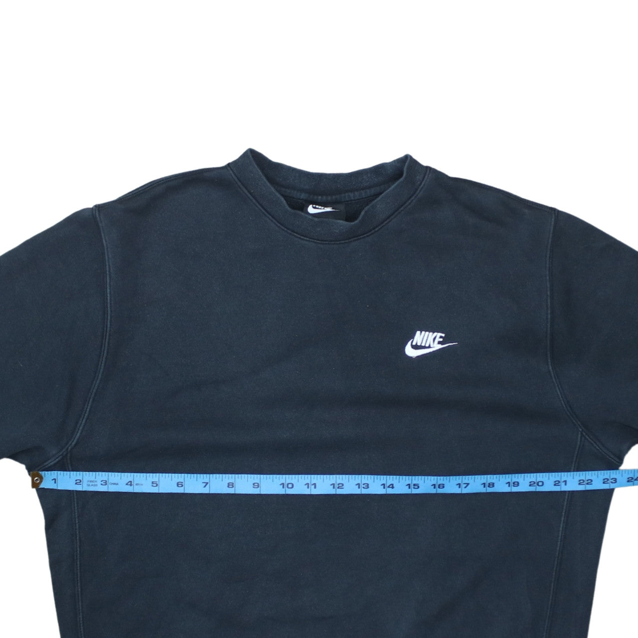 Nike Men's Black Crew Neck Fleece Sweatshirt Size M Regular Fit
