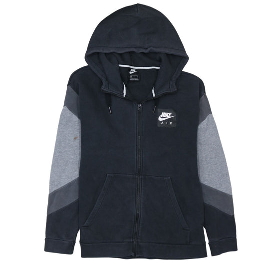Nike Men's Black Full Zip Hoodie Air Logo Size M