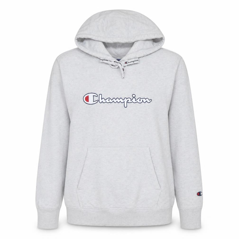 Champion Womens Light Grey XS Pullover Hoodie Sweatshirt