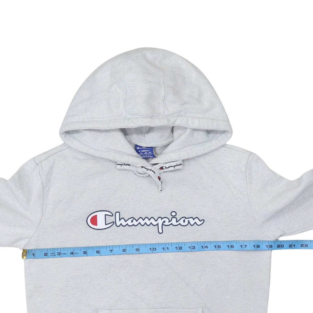 Champion Womens Light Grey XS Pullover Hoodie Sweatshirt